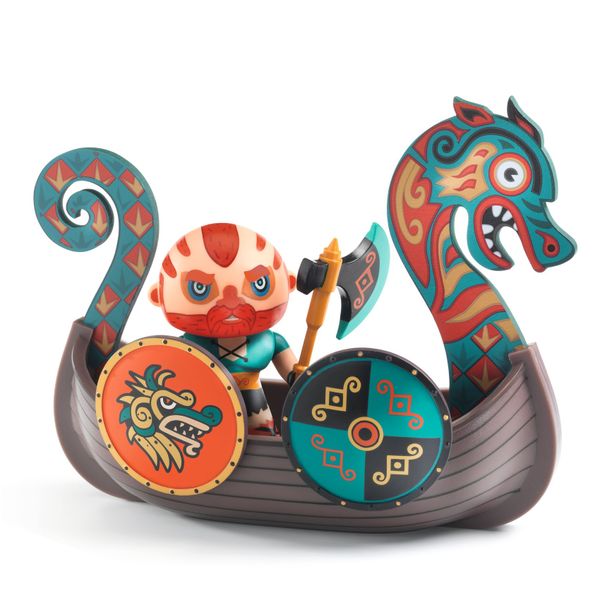 Djeco Pirate Arty Toy - Drak &amp; Drakkar
