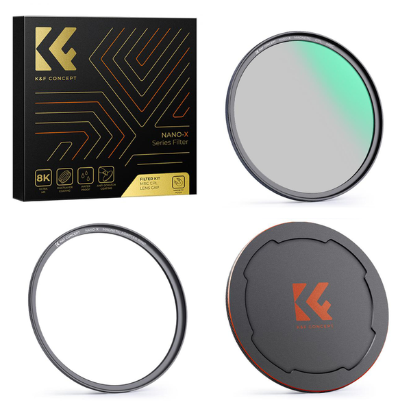 K&amp;F 72mm Magnetic Circular Polariser Kit (CPL) Nano-X Series | SKU.1706
