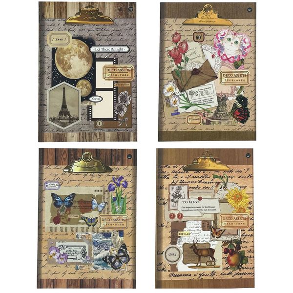 La Laila Decorative Scrapbooking Journal Washi Stickers Booklet 20 Sheets