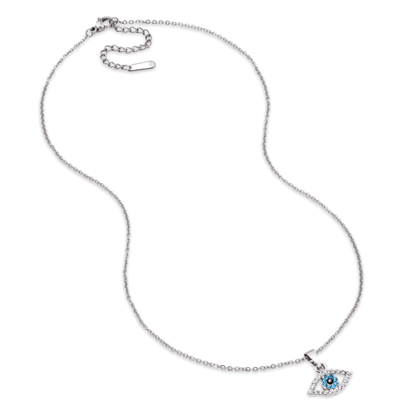 iDesire Cubic Zirconia Evil Eye Necklace