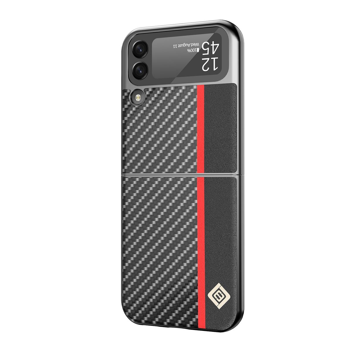 PU Carbon Fiber Flip Phone Case for Samsung Galaxy Z Flip4 5G Shop