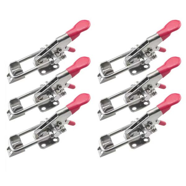 6 Pack 180KG Holding 40323 Type Toggle Clamp with Fixture Lock