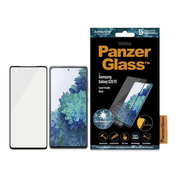 PanzerGlass Samsung Galaxy S20 FE CF - Black - Antibacterial