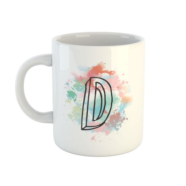 Alphabet Mug - D