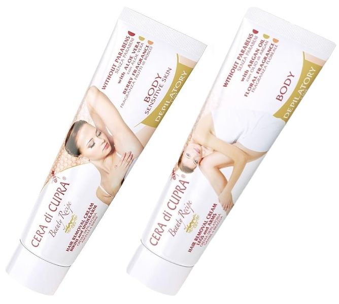 Cera di Cupra Hair Removal Creams for Bikini &amp; Underarm + Legs &amp; Arms