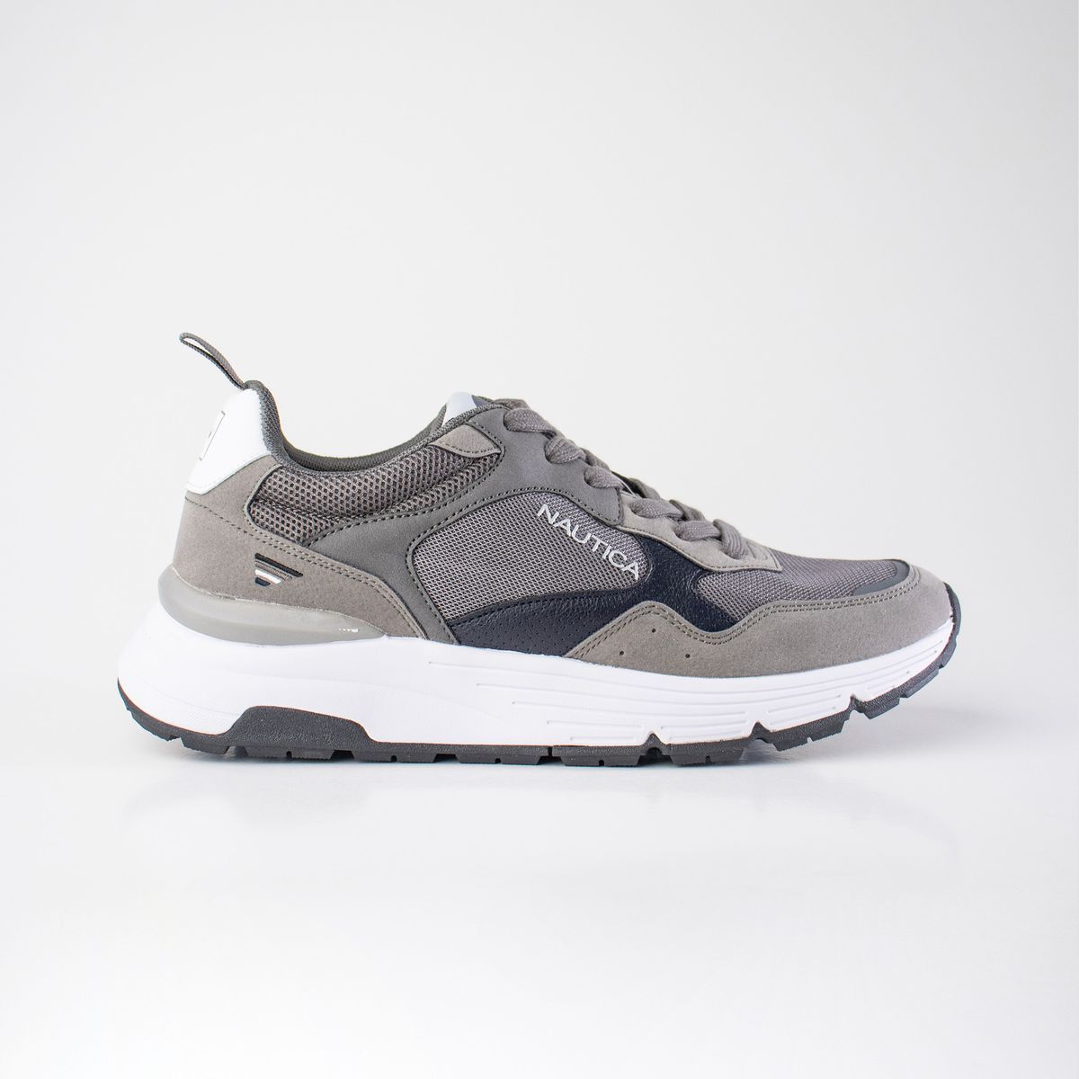 Nautica Men's Toned Sneakers-Grey On Grey | Shop Today. Get it Tomorrow ...