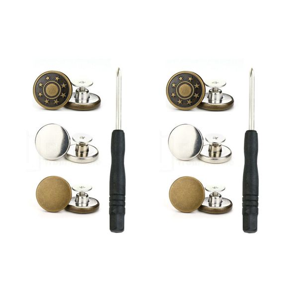 24 Piece Instant Jean Buttons