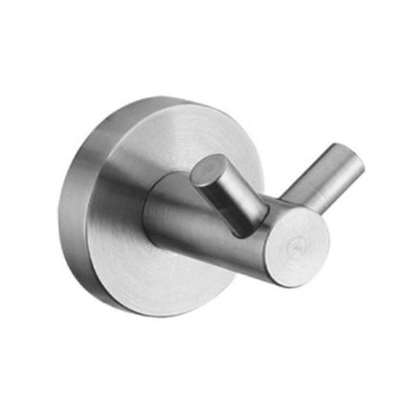 Fortis Stainless Steel Double Robe Hook Satin
