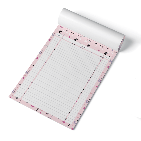 A4 To Do List Writing Pad - Make Up