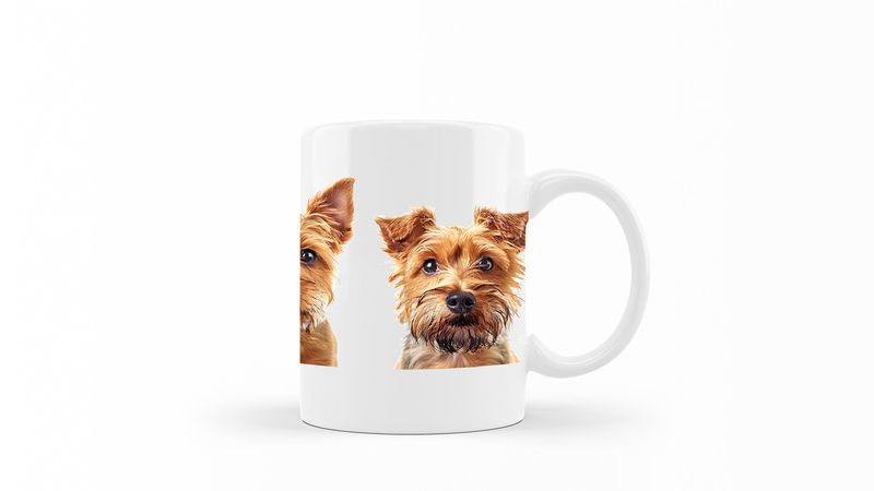 Norwich-Terrier Printed Coffee Mug