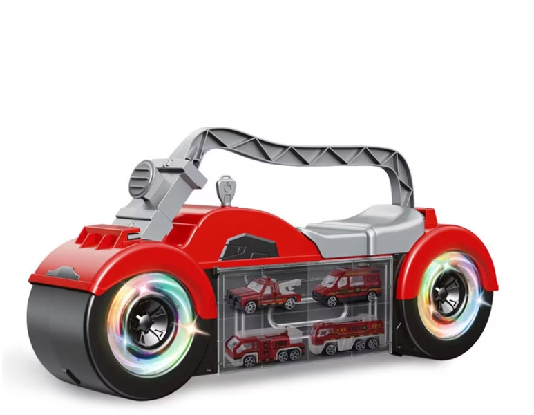 SamMag Portable Plastic Kids Motorcycle Storage Box 4 Themes