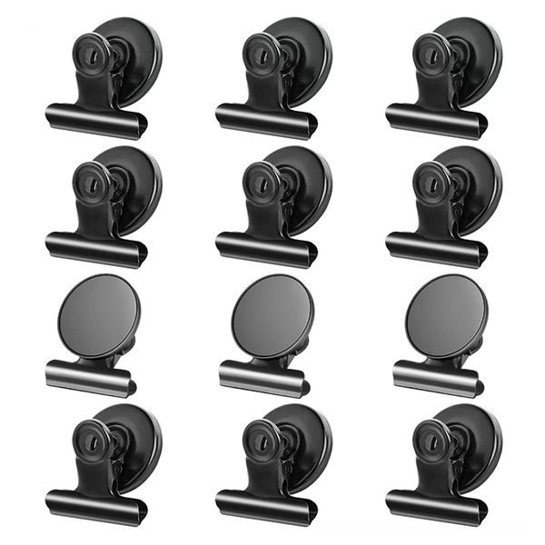 31mm Magnetic Clips Fridge Stickers Metal Clips 12 Piece