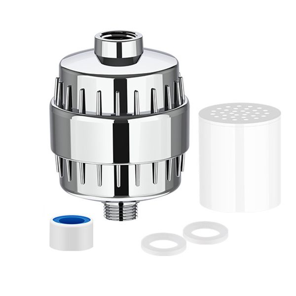 Universal 25 Stage Shower Head &amp; Tap Water Filter | Replaceable Cartridge