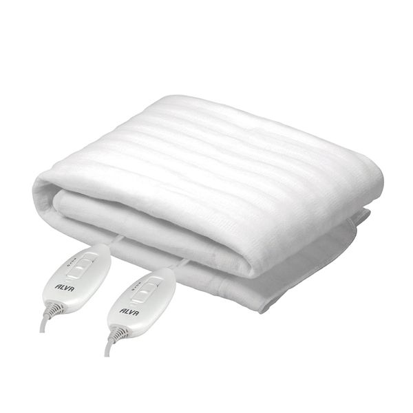 ALVA Double Tie-Down Electric Blanket 137x150 | Dual Controller