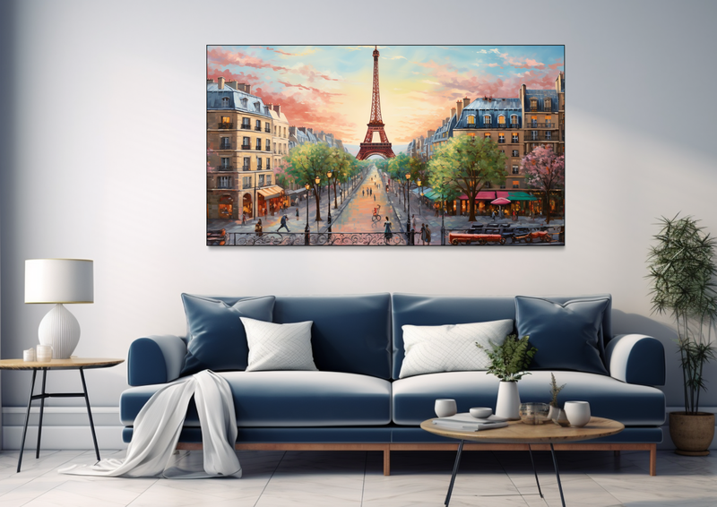 Canvas Wall Art - Parisian Panorama - BK0339