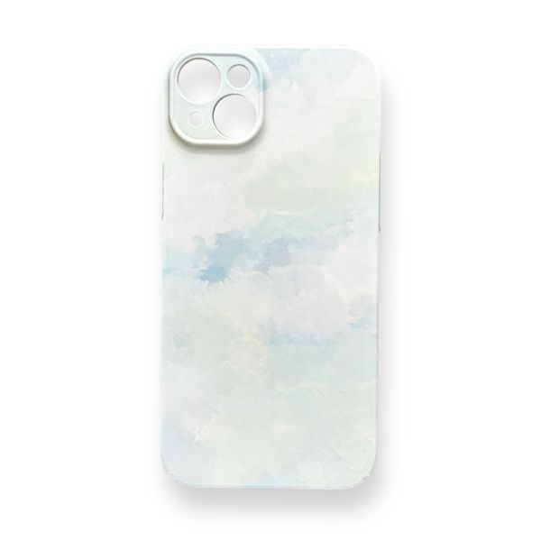 Blue Tie Dye Hard Phone Case For iPhone 14 Plus