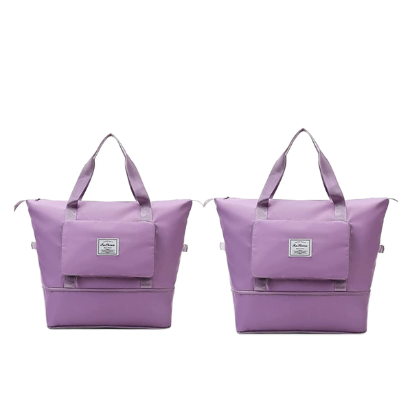 2 Piece Large Capacity Oxford Travel Gym Duffel Bag