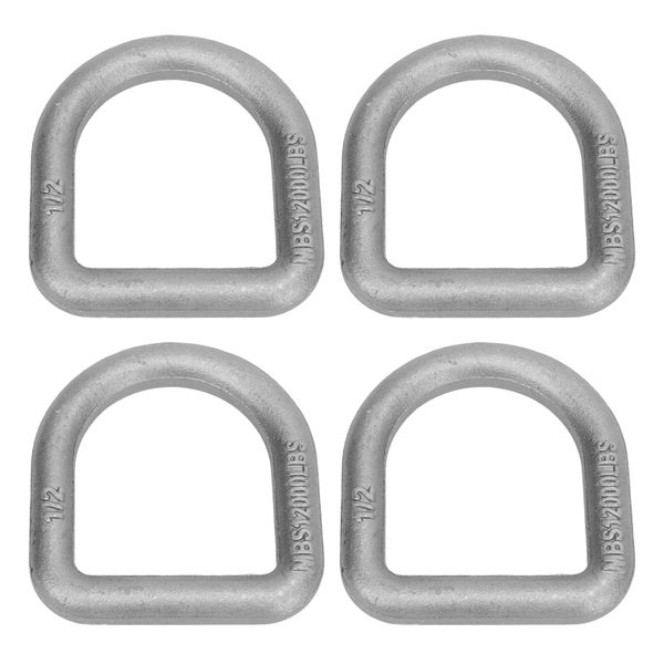 Trailer D Ring Heavy Duty 4 Pack 4000 Lbs for Pickup