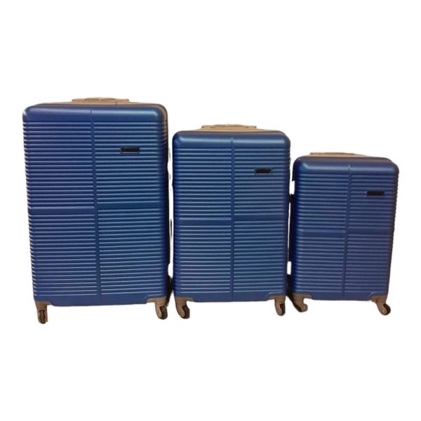 SMTE - Quad Wheel Quality Travel Ware - 3 Piece Luggage Set - S-7-W