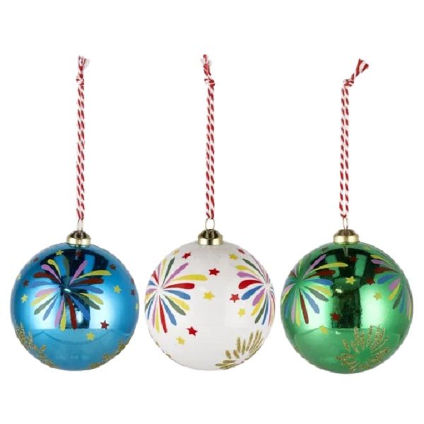 Bauble &amp; Brights Tree Decoration - Set of 3
