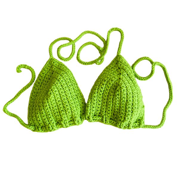 Yaya Knit Crotchet Bikini Swimwear Swimsuit Top