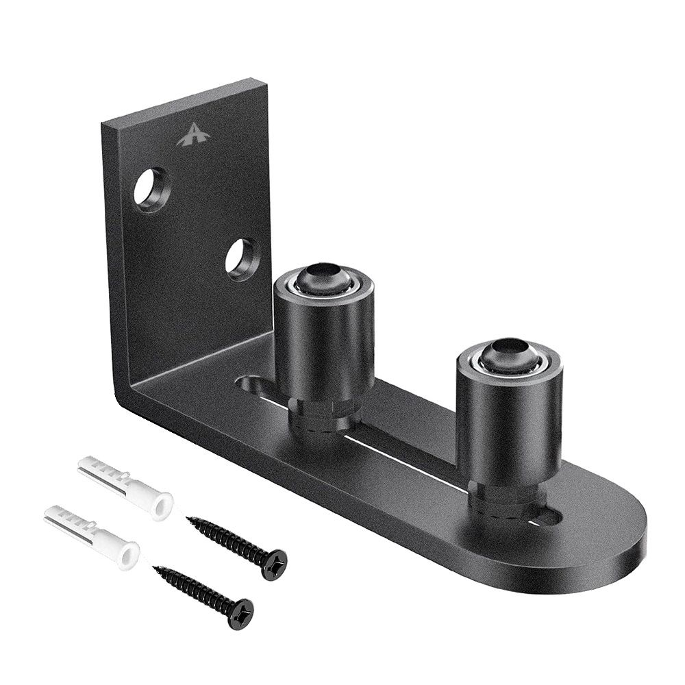 Sliding Barn Door Bottom Floor Guide Kit for Bottom Adjustable Roller