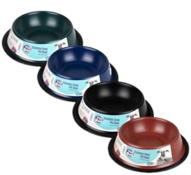 Pet Mall - Cat/Dog Dark Colour Feeding Bowls 11cm