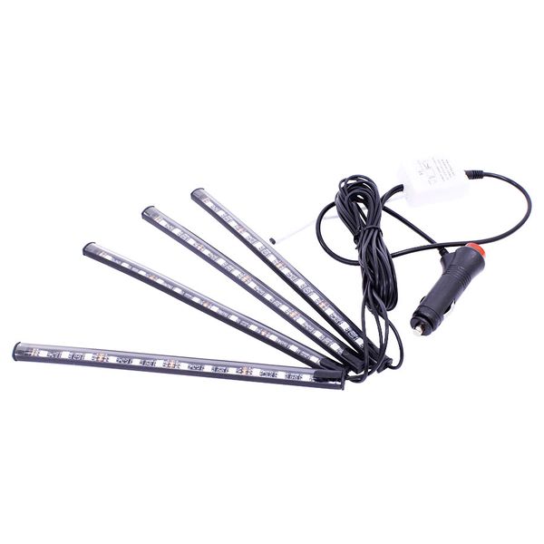 Interior Multi-Colour LED Light Strip Set - 23cm Length &amp; Wireless Remote