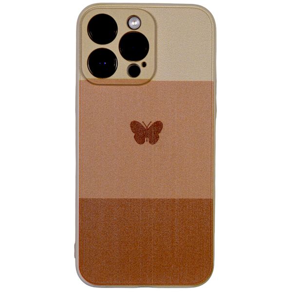 3 Tone - Butterfly - Phone Case with Cam Pro - Iphone 15 Pro Max - Purple