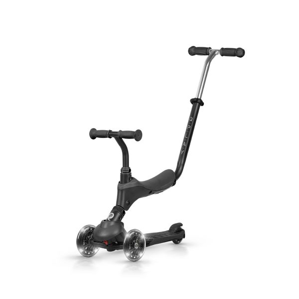 Qplay Sema Pro 4in1 Scooter with Seat Black