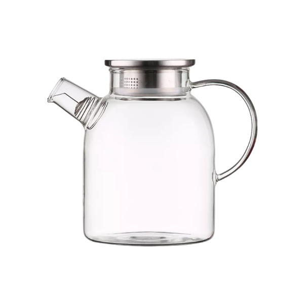 1.8L Glass Tea Pot With Strainer