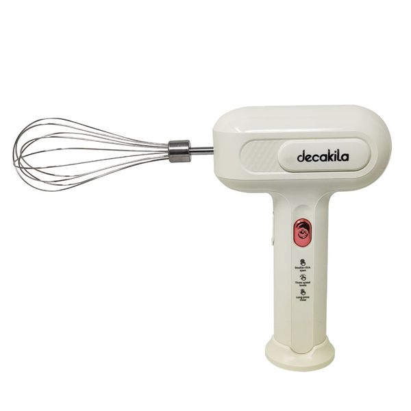 Decakila - 3 Speed Cordless Hand Blender - White