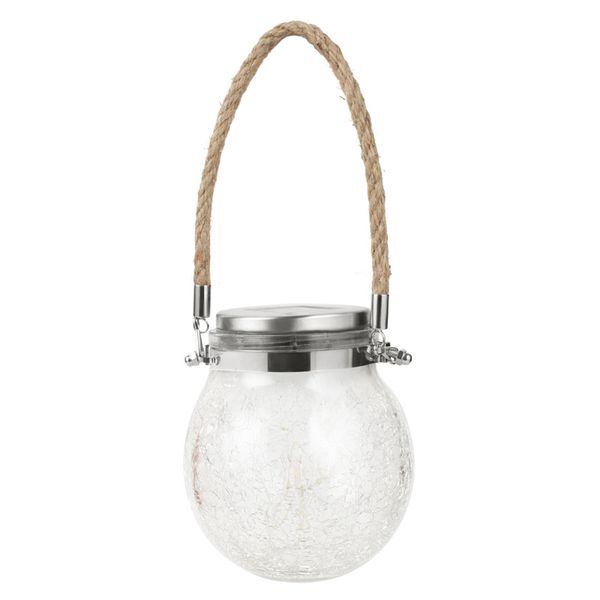 Waterproof Solar Fairy Garden Lantern Light - Crack Glass Christmas Light