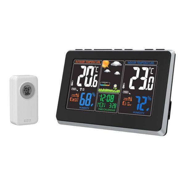 Color Wireless Weather Station Digital Clock