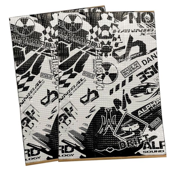 Deaf Bonce Sound Deadening Mat - 60x40cm - 2.0mm Thickness - 2 Pack