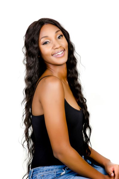Magic Long Size Beautiful Synthetic Hair Front Lace Wig HT.S.GIANNA 4#