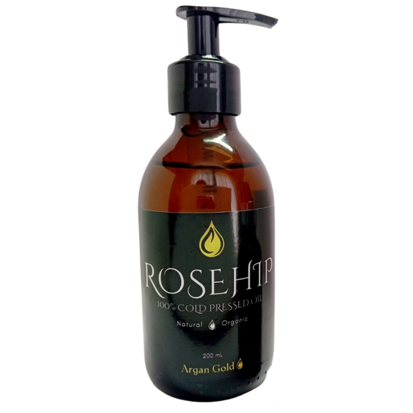 Pure Rosehip Oil - Cold Pressed, Unrefined For Radiant &amp; Glowing Skin 200ml