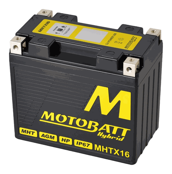 MOTOBATT Motorcycle Battery MHTX16