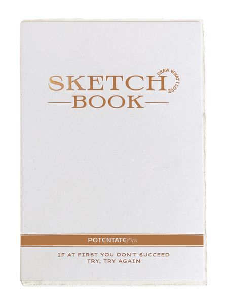Potentate Deckled Edge Sketchbook White A4 - 120 Sheets