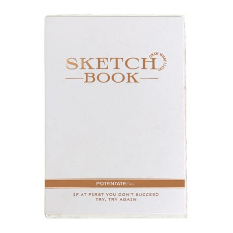 Potentate Deckled Edge Sketchbook White A4 - 120 Sheets Image