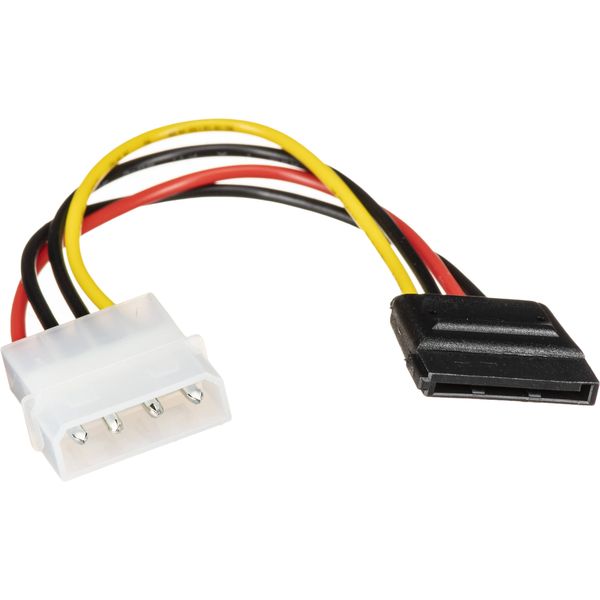 Techme 4 Pin Molex IDE Power to SATA Power Adapter (Pack of 3)
