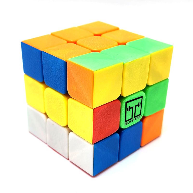 Bufftee Super Speed Cube 3x3 Rubik's Cube Inspired Colorway Puzzle