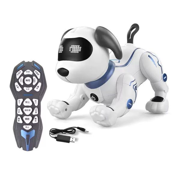 Remote Control Robot Dog Toy for Kids, Programmable Smart RC Puppy