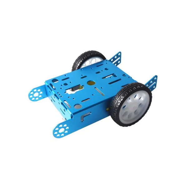 HKD 2WD Aluminium Robot Car Chassis Kit - Blue