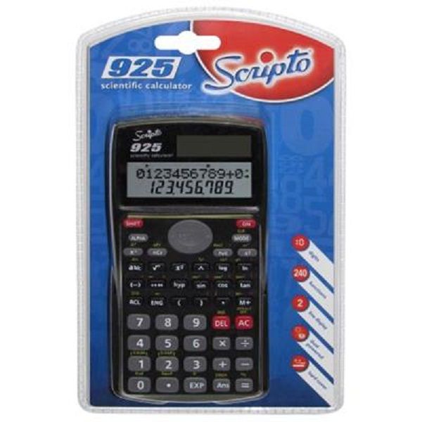 Scripto Scientific Calculator-925 240 Functions