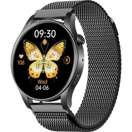 BezosMax AI-Powered Smart Watch Sport Fitness Health Tracker Milanese strap Image