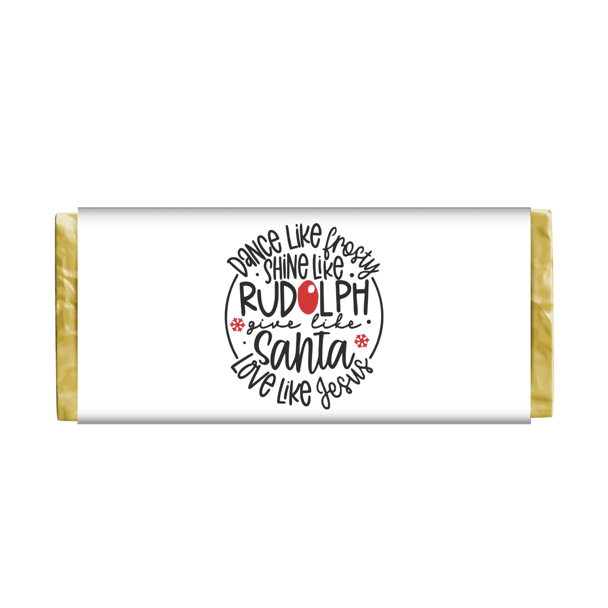 Christmas Chocolate Gift Idea Custom Thank You Christian Present 25 