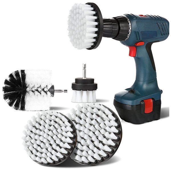 Drill Cleaning Brush For Electric Drill Soft Bristle Carpet Cleaning