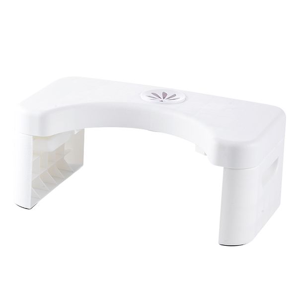 Adjustable Bathroom Squat Stool White image