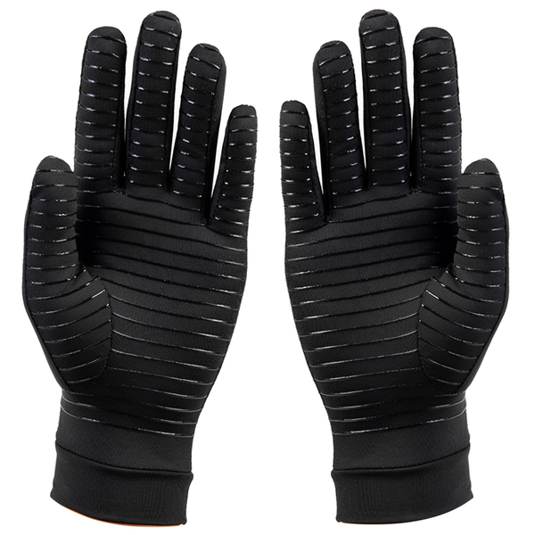 Copper Fiber Compression Sports Gloves Full Finger Touch Screen Pain Relief